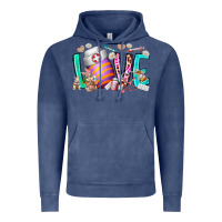 Vintage Denim love easter day nurse Vintage Hoodie - RacoonDesign