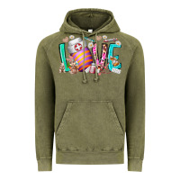Vintage Olive love easter day nurse Vintage Hoodie - RacoonDesign