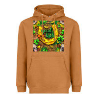Meerkat St. Patricks good luck with cow digital paper Heavyweight Hoodie - BundleAndBundleShop