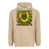 Mushroom St. Patricks good luck with cow digital paper Heavyweight Hoodie - BundleAndBundleShop