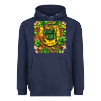 Navy St. Patricks good luck with cow digital paper Heavyweight Hoodie - BundleAndBundleShop