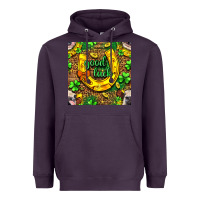 Plum St. Patricks good luck with cow digital paper Heavyweight Hoodie - BundleAndBundleShop