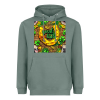 Sage St. Patricks good luck with cow digital paper Heavyweight Hoodie - BundleAndBundleShop
