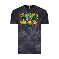 Cloud Black grandma of a warrior Vintage Tee - Artiststas