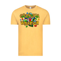 Vintage Mustard grandma of a warrior Vintage Tee - Artiststas