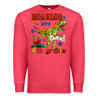 Cardinal roaring into 4th grade Premium Sweatshirt - BundleAndBundleShop