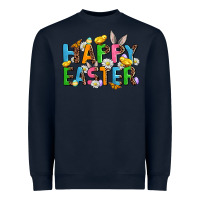 Navy happy easter Heavyweight Sweatshirt - AdoDesignShop