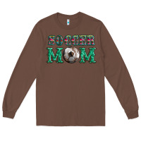 Chestnut soccer mom with leopard ball and serape leopard Long Sleeve Tee - Artiststas