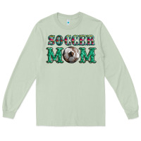 Matcha soccer mom with leopard ball and serape leopard Long Sleeve Tee - Artiststas