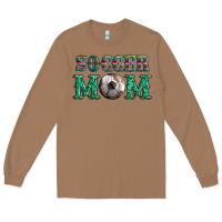 Toasted Coconut soccer mom with leopard ball and serape leopard Long Sleeve Tee - Artiststas