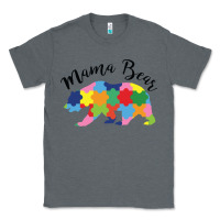 Charcoal Heather mama bear Classic Tee - CowhideDigitalArt