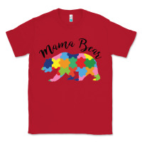 Red mama bear Classic Tee - CowhideDigitalArt