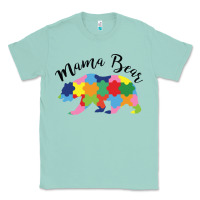 Seafoam mama bear Classic Tee - CowhideDigitalArt