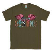 Army Green she is strong Classic Tee - Artiststas