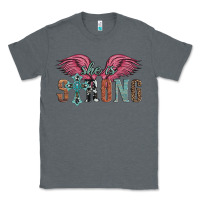Charcoal Heather she is strong Classic Tee - Artiststas