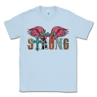 Dusty Blue she is strong Classic Tee - Artiststas