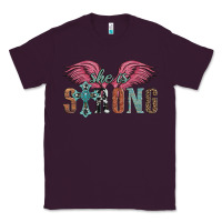 Plum she is strong Classic Tee - Artiststas