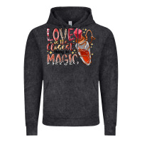 Vintage Black love is the closet thing to magic Vintage Hoodie - RacoonDesign