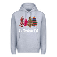 Heather Grey It s Christmas Y all Premium Hoodie - Bettercallsaul