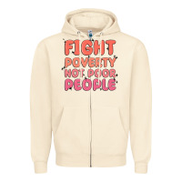 Sandshell fight poverty not poor people Zipper Hoodie - MaliasSmallBusiness