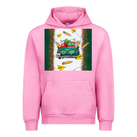 Fuchsia Pink back to school truck Urban Hoodie - TumblerDesignByShophia
