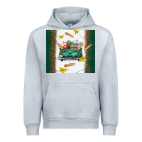Heather Grey back to school truck Urban Hoodie - TumblerDesignByShophia