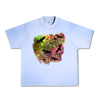 Grape Ice bat halloween patch Urban Heavy Tee - BundleAndBundleShop