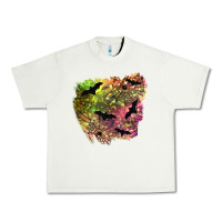 Pistachio bat halloween patch Urban Heavy Tee - BundleAndBundleShop