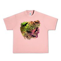 Salmon bat halloween patch Urban Heavy Tee - BundleAndBundleShop