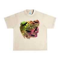 Sandshell bat halloween patch Urban Heavy Tee - BundleAndBundleShop