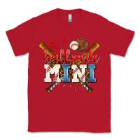 Red ballpark mini Classic Tee - AdoDesignShop