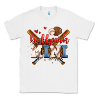White ballpark mini Classic Tee - AdoDesignShop