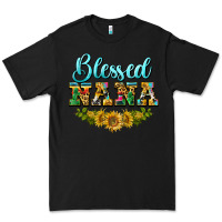 Black blessed nana Premium Tee - BarkalooDesign