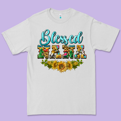 Blessed Nana Premium Tee Designed By Barkaloodesign