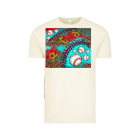 Vintage Arctic baseball leopard turquoise sunflower Vintage Tee - JahusDesignShop