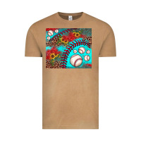 Vintage Camel baseball leopard turquoise sunflower Vintage Tee - JahusDesignShop