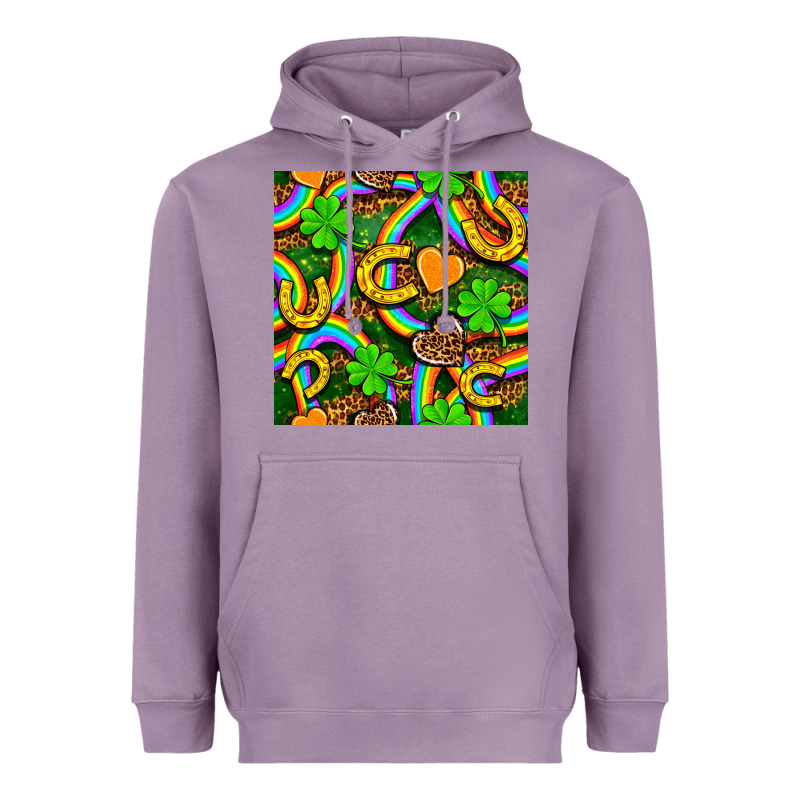 St. Patricks Rainbow Seamless Heavyweight Hoodie by BundleAndBundleShop | Teevron