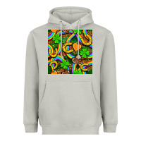 Moon Dust St. Patricks rainbow seamless Heavyweight Hoodie - BundleAndBundleShop