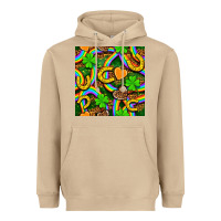 Mushroom St. Patricks rainbow seamless Heavyweight Hoodie - BundleAndBundleShop