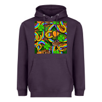 Plum St. Patricks rainbow seamless Heavyweight Hoodie - BundleAndBundleShop