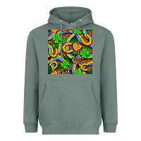 Sage St. Patricks rainbow seamless Heavyweight Hoodie - BundleAndBundleShop