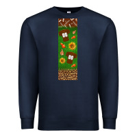 Navy American football dad pen wrap Premium Sweatshirt - BundleAndBundleShop