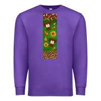 Purple American football dad pen wrap Premium Sweatshirt - BundleAndBundleShop