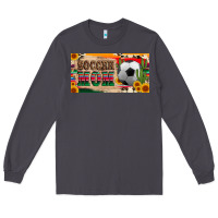 Smoke soccer mom with ball and sunflower cactus serape licanse plate Long Sleeve Tee - Artiststas