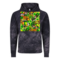 Cloud Black St. Patrick's Donkey With Shamrock Seamless Vintage Hoodie - FaDigitalArtStudio