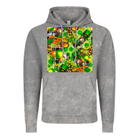 Cloud Rock St. Patrick's Donkey With Shamrock Seamless Vintage Hoodie - FaDigitalArtStudio