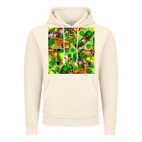 Vintage Artic St. Patrick's Donkey With Shamrock Seamless Vintage Hoodie - FaDigitalArtStudio