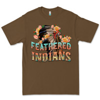 Cacao feathered indians Premium Tee - texasbilliewilder