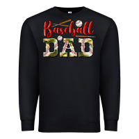 Black baseball dad Premium Sweatshirt - BundleAndBundleShop