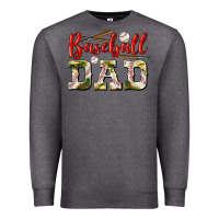Charcoal Heather baseball dad Premium Sweatshirt - BundleAndBundleShop